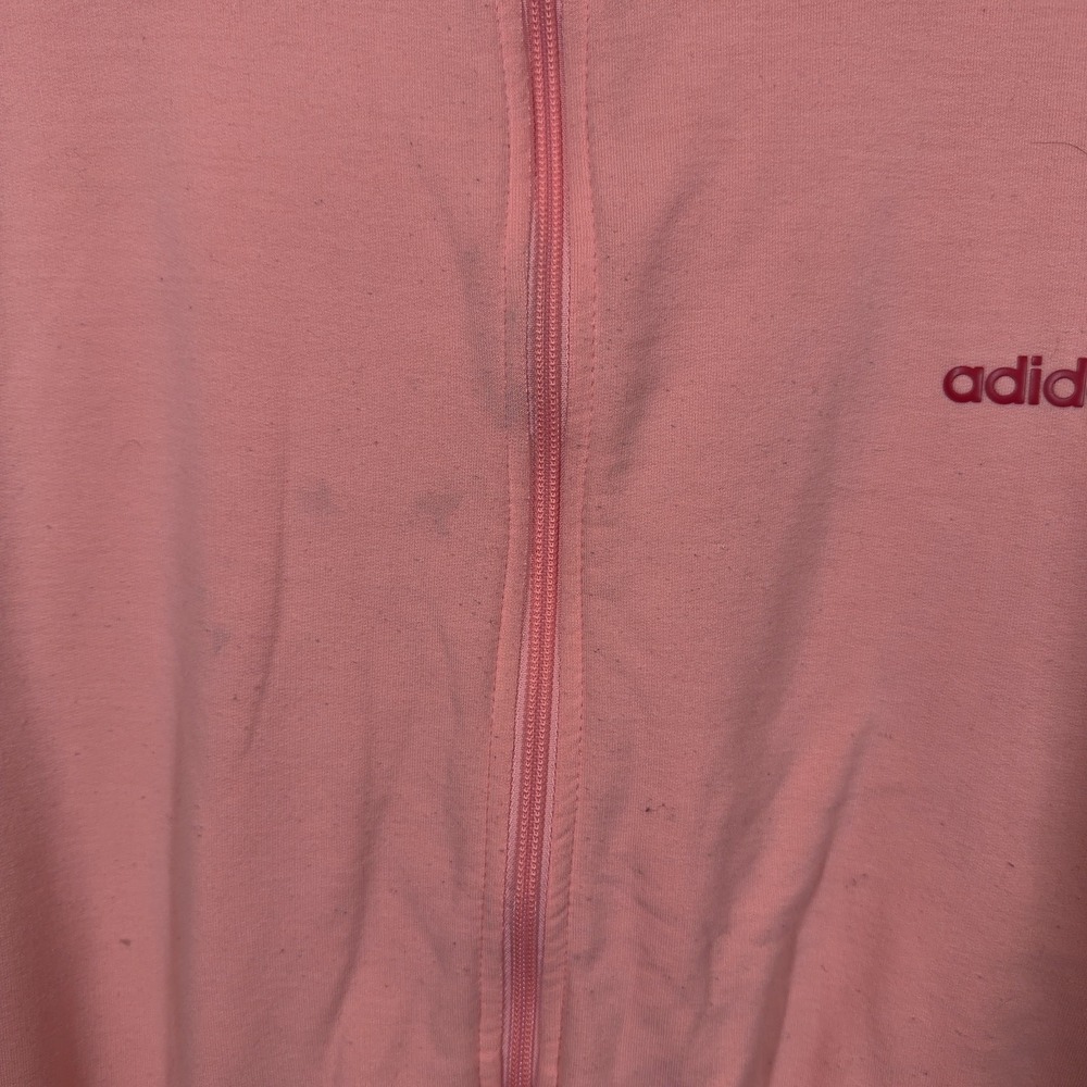 Adidas Farm Rio Pink Full Zip Hoodie Womens Size M Geometric Patterned Sleeve - Picture 6 of 10